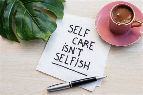 Prioritizing self-care
